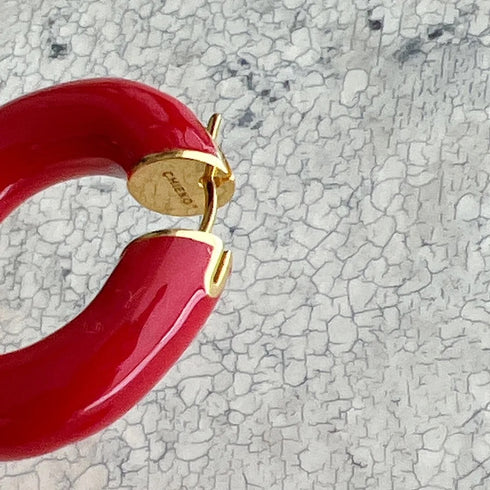 Big hoop pierce